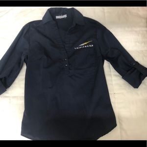 Dark Blue LA Fitness Half/long sleeve Tee.